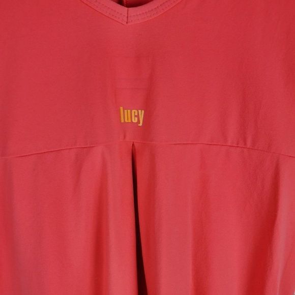 Lucy Tank Top Ties At Waist Small Pink - Picture 7 of 12